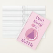 De wizard OZ™ | Mijn bubbeltje niet verbranden Notitieboek (Binnen)