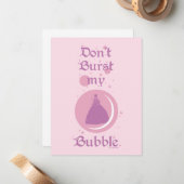 De wizard OZ™ | Mijn bubbeltje niet verbranden Notitiekaartje (Voorkant / Achterkant in situ)