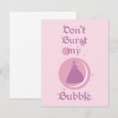 De wizard OZ™ | Mijn bubbeltje niet verbranden Notitiekaartje (Voorkant / Achterkant)