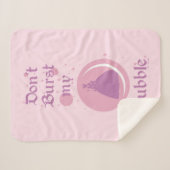 De wizard OZ™ | Mijn bubbeltje niet verbranden Sherpa Deken (Voorkant (horizontaal))