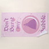 De wizard OZ™ | Mijn bubbeltje niet verbranden Strandlaken (Voorkant)