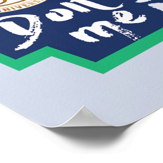 De wizard OZ™ | Noem me niet  Poster (Hoek)