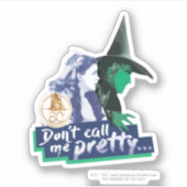 De wizard OZ™ | Noem me niet  Sticker (Voorkant)