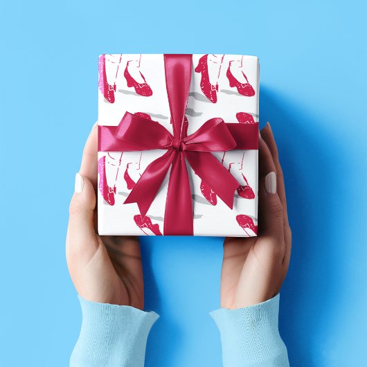 De wizard OZ™ | Ruby Slippers™-patroon Cadeaupapier