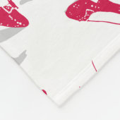 De wizard OZ™ | Ruby Slippers™-patroon Fleece Deken (Hoek)