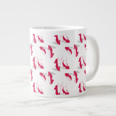 De wizard OZ™ | Ruby Slippers™-patroon Grote Koffiekop (Voorkant rechts)