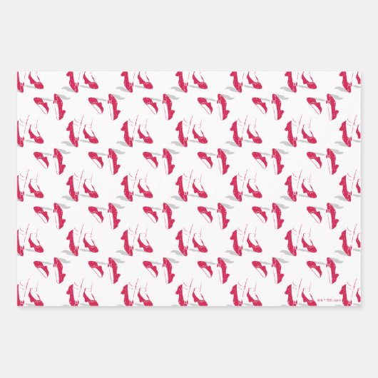 De wizard OZ™ | Ruby Slippers™-patroon Inpakpapier Vel (Voorkant 3)