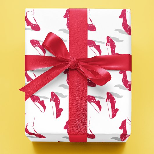 De wizard OZ™ | Ruby Slippers™-patroon Inpakpapier Vel
