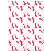 De wizard OZ™ | Ruby Slippers™-patroon Klembord (Achterkant)