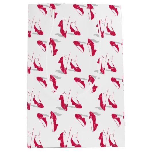 De wizard OZ™ | Ruby Slippers™-patroon Medium Cadeauzakje (Voorkant)