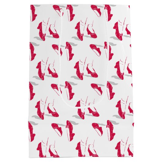 De wizard OZ™ | Ruby Slippers™-patroon Medium Cadeauzakje (Achterkant)