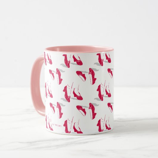 De wizard OZ™ | Ruby Slippers™-patroon Mok (Voorkant links)