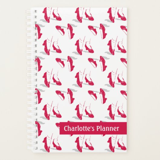 De wizard OZ™ | Ruby Slippers™-patroon Planner (Voorkant)