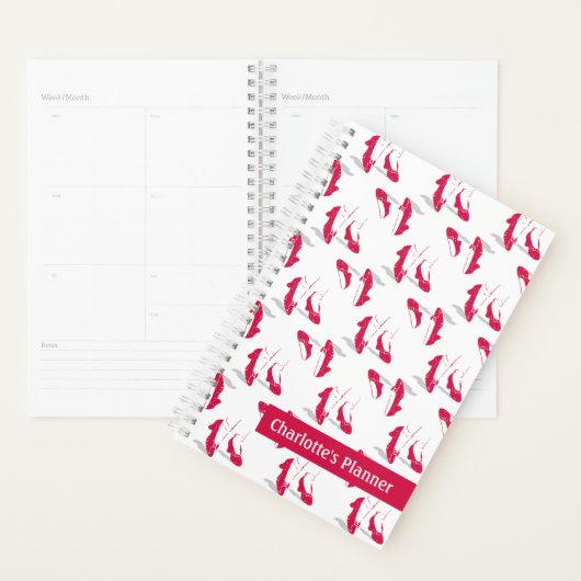 De wizard OZ™ | Ruby Slippers™-patroon Planner (Display)