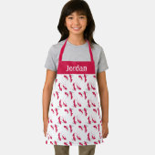 De wizard OZ™ | Ruby Slippers™-patroon Schort (Insitu)