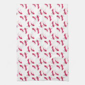 De wizard OZ™ | Ruby Slippers™-patroon Theedoek (Verticaal)