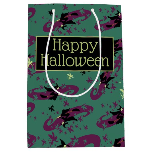 De wizard OZ™ | Slecht Witch™ Patroon Medium Cadeauzakje (Voorkant)