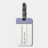 De wizard OZ™ | Sporenschotel Bagagelabel (Achterkant verticaal)