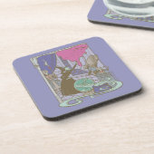 De wizard OZ™ | Sporenschotel Bier Onderzetter (Linkerzijde)