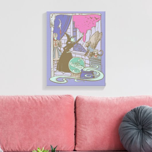 De wizard OZ™ | Sporenschotel Canvas Afdruk (Insitu (Woonkamer))