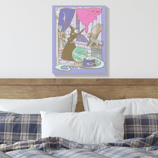 De wizard OZ™ | Sporenschotel Canvas Afdruk (Insitu (Slaapkamer))