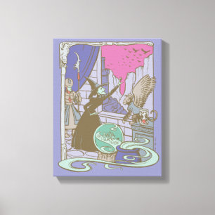 De wizard OZ™   Sporenschotel Canvas Afdruk