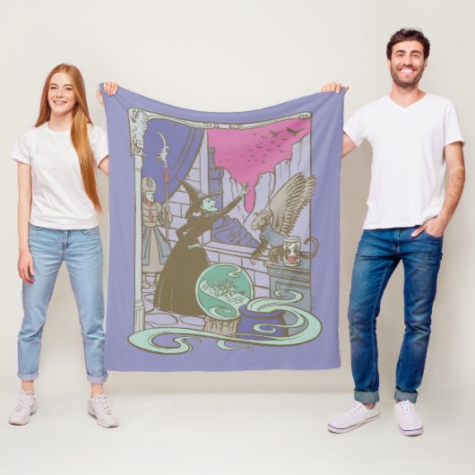 De wizard OZ™ | Sporenschotel Fleece Deken (In situ)