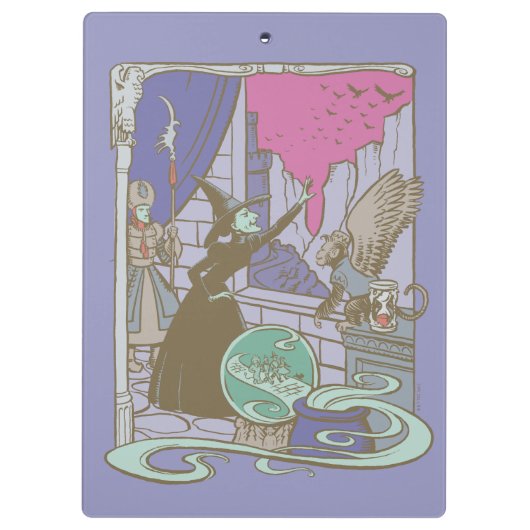 De wizard OZ™ | Sporenschotel Klembord (Achterkant)