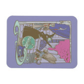 De wizard OZ™ | Sporenschotel Magneet (Horizontaal)