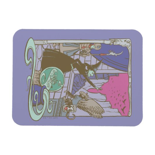 De wizard OZ™ | Sporenschotel Magneet (Horizontaal)