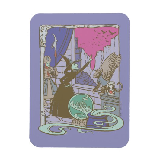 De wizard OZ™ | Sporenschotel Magneet (Verticaal)