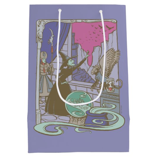 De wizard OZ™ | Sporenschotel Medium Cadeauzakje (Achterkant)