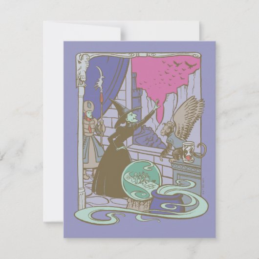 De wizard OZ™ | Sporenschotel Notitiekaartje (Voorkant)