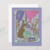 De wizard OZ™ | Sporenschotel Notitiekaartje (Voorkant / Achterkant)