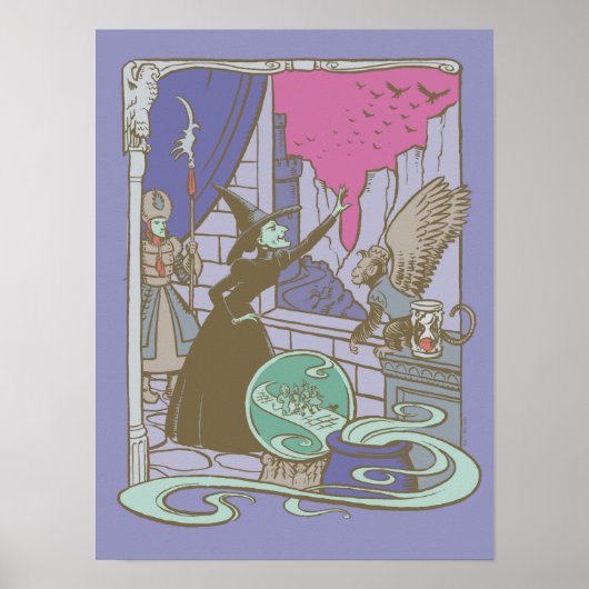 De wizard OZ™ | Sporenschotel Poster (Voorkant)