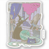 De wizard OZ™ | Sporenschotel Sticker (Voorkant)