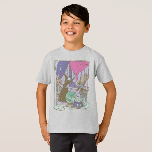 De wizard OZ™ | Sporenschotel T-shirt (Voorkant volledig)