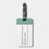 De wizard OZ™ | Storybook Yellow Brick Road Bagagelabel (Achterkant verticaal)