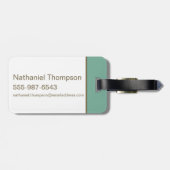 De wizard OZ™ | Storybook Yellow Brick Road Bagagelabel (Achterkant horizontaal)