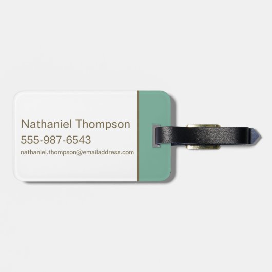 De wizard OZ™ | Storybook Yellow Brick Road Bagagelabel (Achterkant horizontaal)