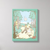 De wizard OZ™ | Storybook Yellow Brick Road Canvas Afdruk (Voorkant)
