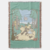 De wizard OZ™ | Storybook Yellow Brick Road Deken (Voorkant Verticaal)