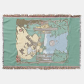 De wizard OZ™ | Storybook Yellow Brick Road Deken (Voorkant)