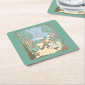 De wizard OZ™ | Storybook Yellow Brick Road Kartonnen Onderzetters (Schuin)