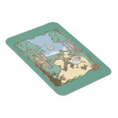 De wizard OZ™ | Storybook Yellow Brick Road Magneet (Rechterzijde)