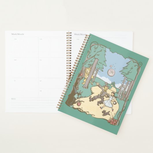 De wizard OZ™ | Storybook Yellow Brick Road Planner (Display)