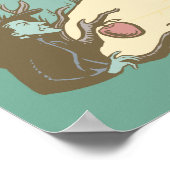 De wizard OZ™ | Storybook Yellow Brick Road Poster (Hoek)