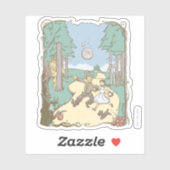 De wizard OZ™ | Storybook Yellow Brick Road Sticker (Vel)