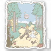 De wizard OZ™ | Storybook Yellow Brick Road Sticker (Voorkant)