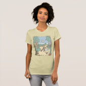 De wizard OZ™ | Storybook Yellow Brick Road T-shirt (Voorkant volledig)